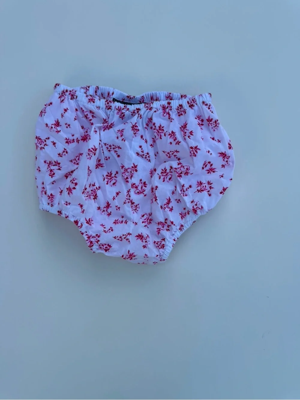 Oscar de la Renta White and Red Floral Kids Matching Set